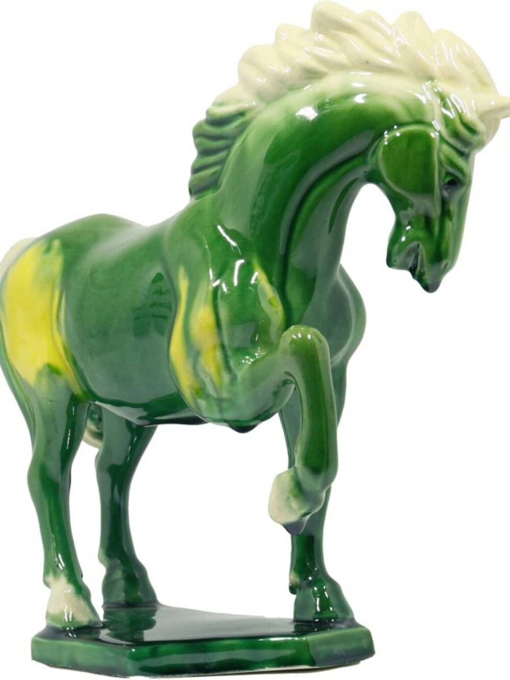 Unique Handmade Ceramic Horse Sculpture - 8" Glazed Décor for Home & Office